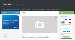 Desktop Screenshot of bushorn.com